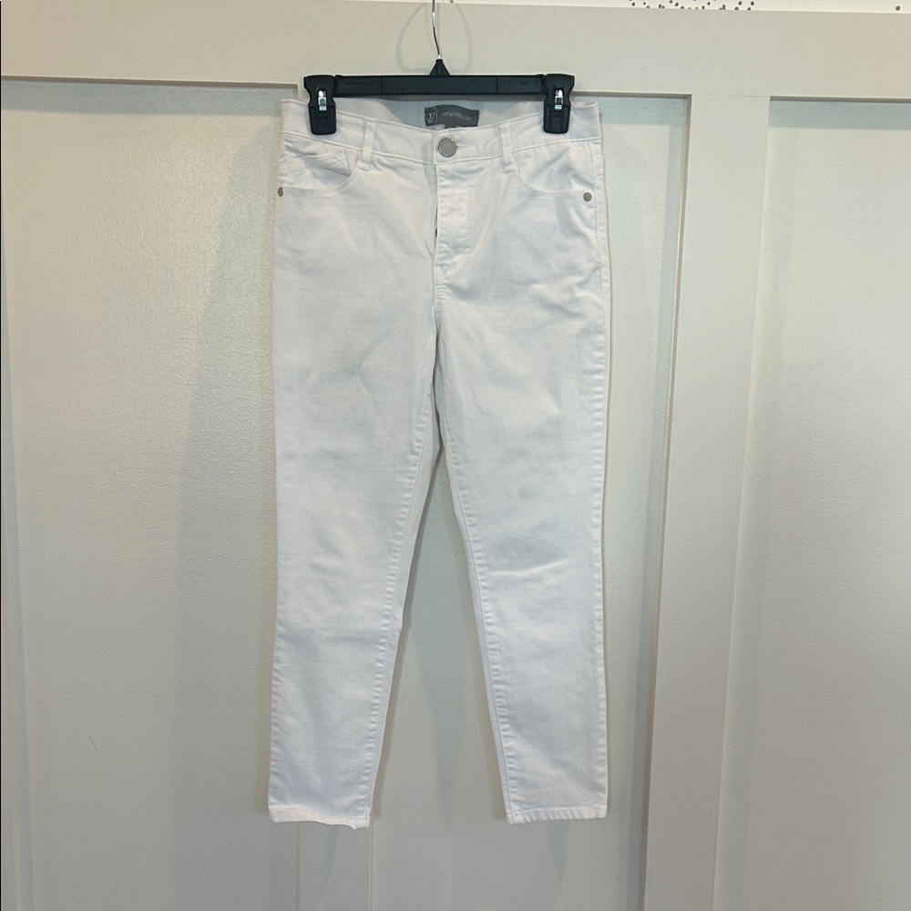 Wit & Wisdom Crisp White Ankle Jeans